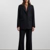 Kvinde Skall Studio Overtoj | Pirette Blazer|Black