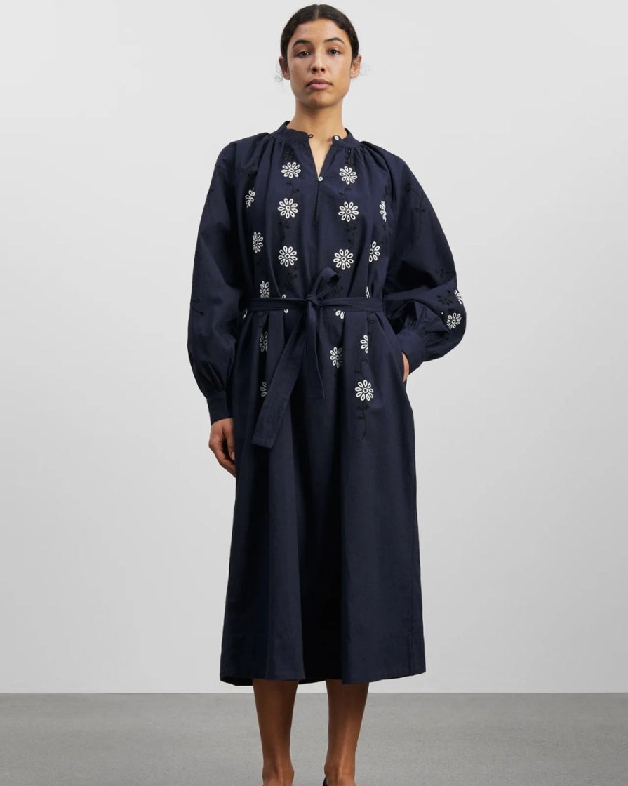 Kvinde Skall Studio Kjoler | Ria Dress|Dark Navy