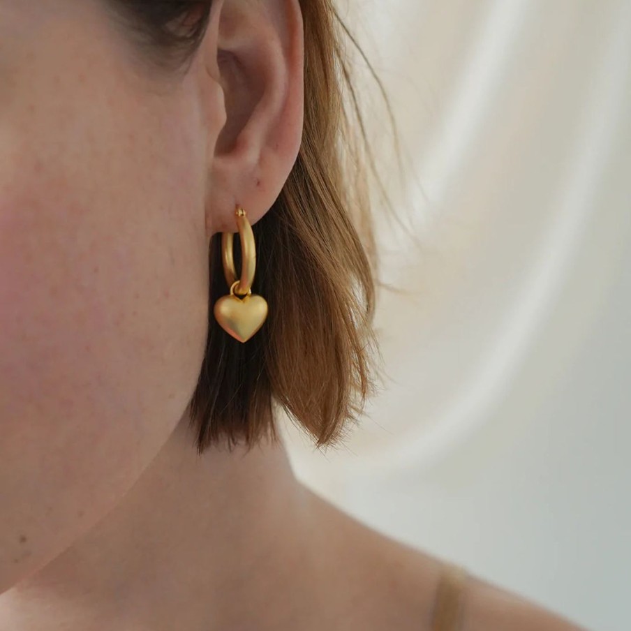 Tilbehor Trine Tuxen Jewelry | Fiona Hoop|Gold Plated