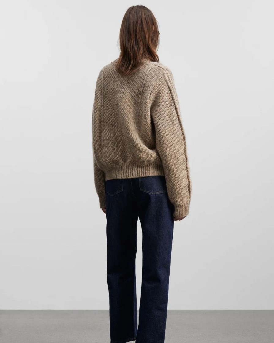 Kvinde Skall Studio Strik | Tilia Jumper|Light Camel