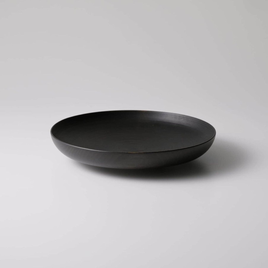 Interior Gato Mikio | Sinafu Large Flat Bowl|Black