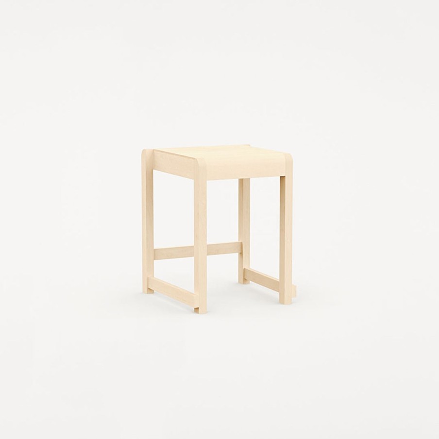 Mobler FRAMA | Low Stool 01 I Natural Wood