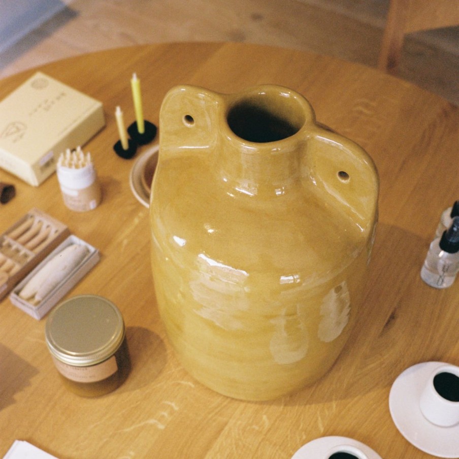 Interior Jade Paton | Vase 04|Mustard Gloss