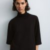 Kvinde Cordera Strik | Turtleneck Sweater | Black