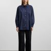 Kvinde Skall Studio Toppe | Edgar Shirt|Dark Navy