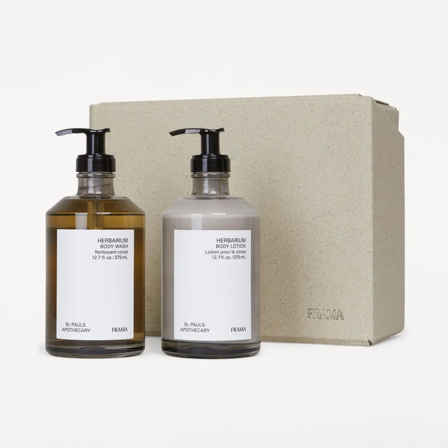 Selvpleje FRAMA | Gift Box: Body Wash + Body Lotion|Herbarium | 375Ml