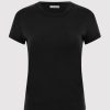 Kvinde St. Agni Toppe | Organic Cotton Baby Tee|Black