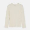 Kvinde AIAYU Toppe | Gentle Cashmere Long Sleeve|Pure Ecru