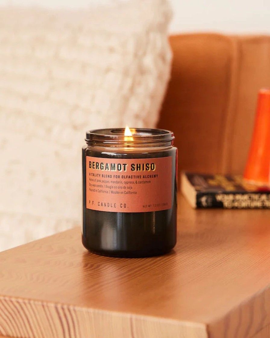 Interior P.F. Candle Co. | Alchemy Soy Candle|Bergamot Shiso