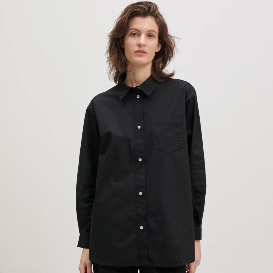 Kvinde Skall Studio Toppe | Edgar Shirt|Black