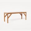 Mobler FRAMA | Bracket Bench | Warm Brown Pine