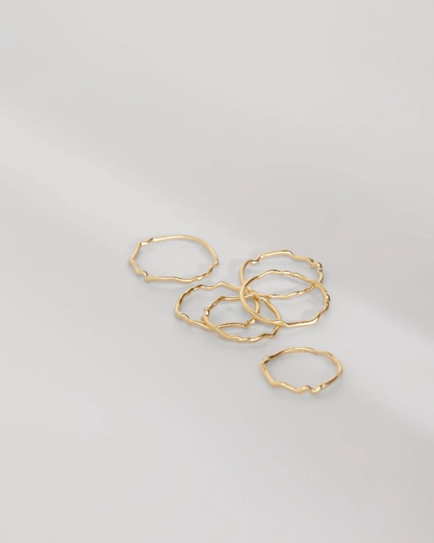 Tilbehor Trine Tuxen Jewelry | Bea Ring|Gold Plated