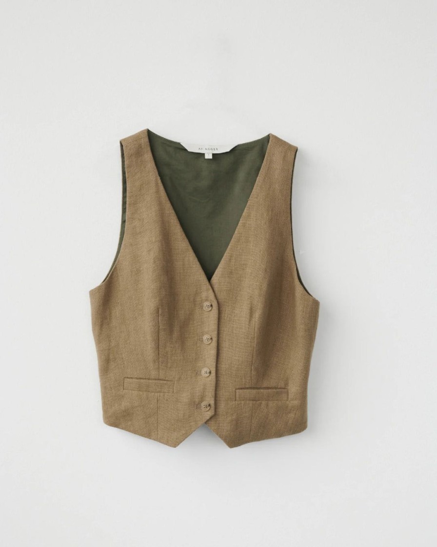 LINEN VEST – AF Agger