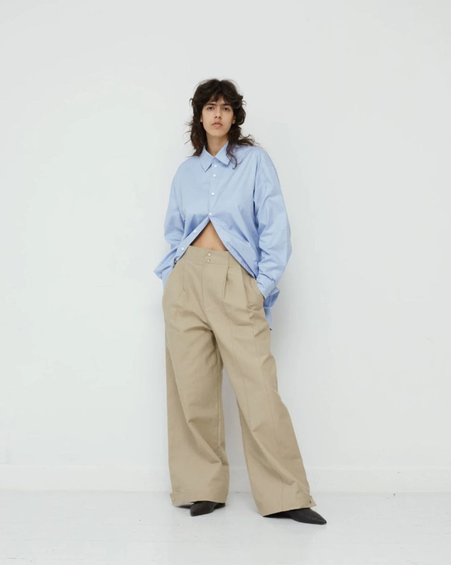 Kvinde Birrot Underdele | Giwa Trouser|Khaki