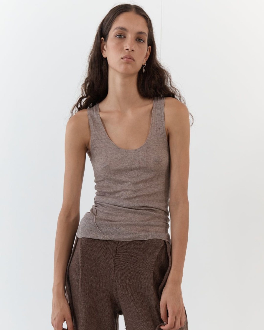 Kvinde Deiji Studios Toppe | The Knit Tank|Mouse