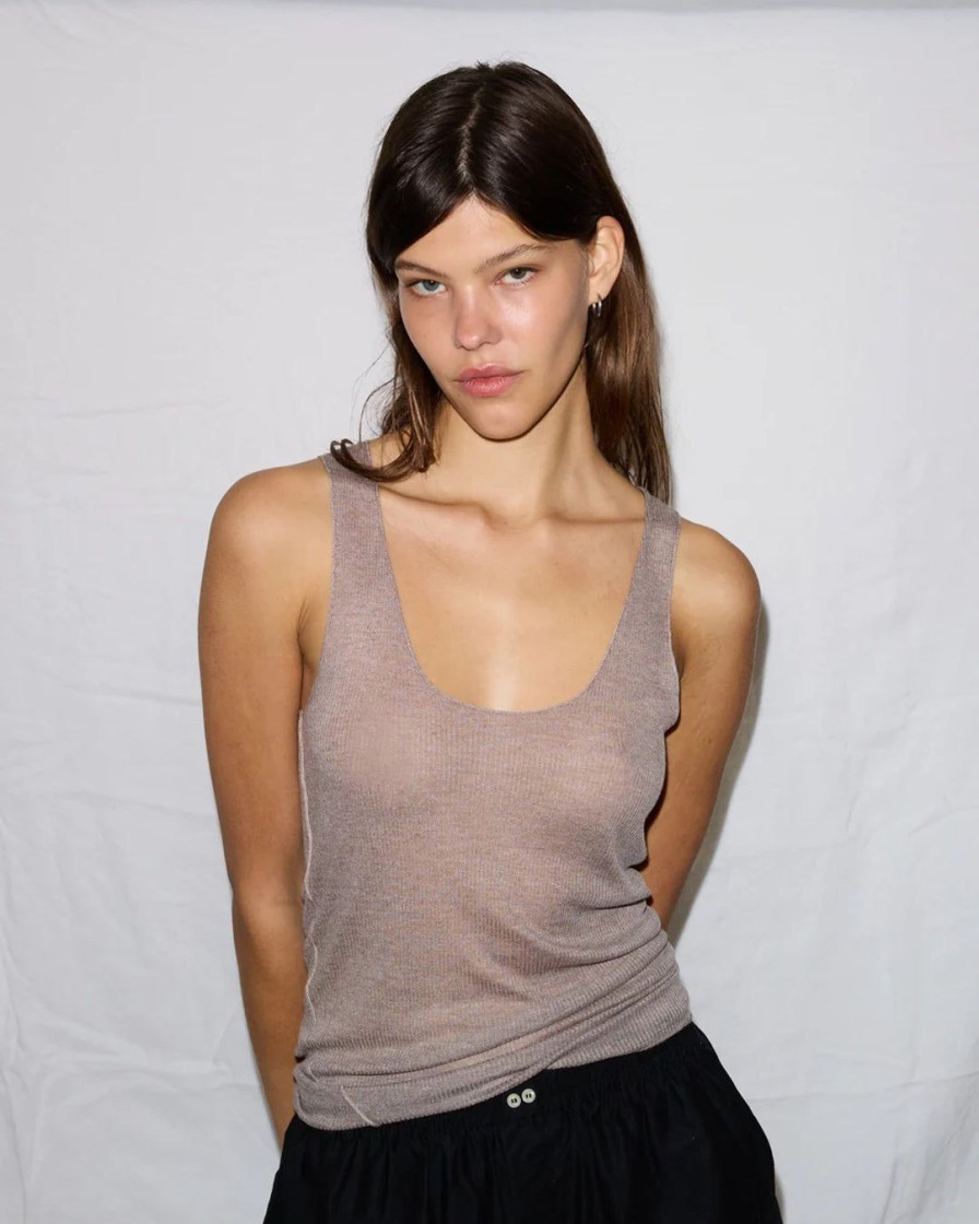 Kvinde Deiji Studios Toppe | The Knit Tank|Mouse