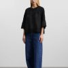 Kvinde Skall Studio Toppe | Sunflower Blouse|Black