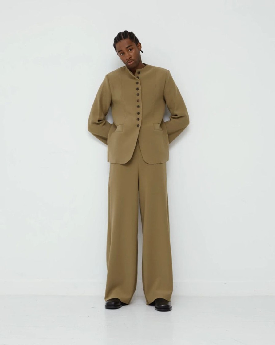 Kvinde Birrot Underdele | Drawstring Trouser|Khaki