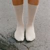 Tilbehor Baserange | Rib Ankle Socks|Undyed