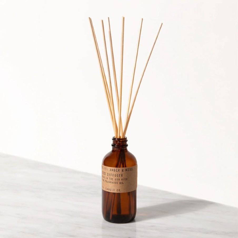 Interior P.F. Candle Co. | Reed Diffuser|Amber And Moss