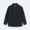 Kvinde AIAYU Toppe | Ashly Shirt Corduroy|Black Navy