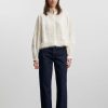 Kvinde Skall Studio Toppe | Sunflower Shirt|Off White