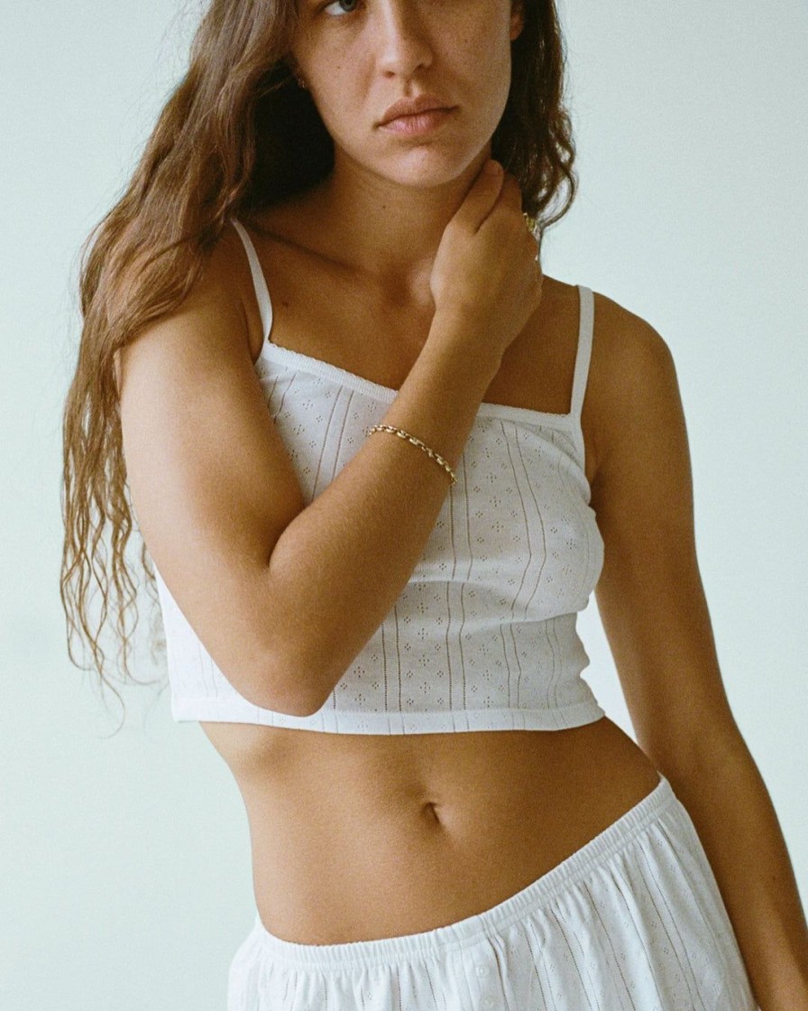 Kvinde Cou Cou Intimates Toppe | The Picot Tank|White