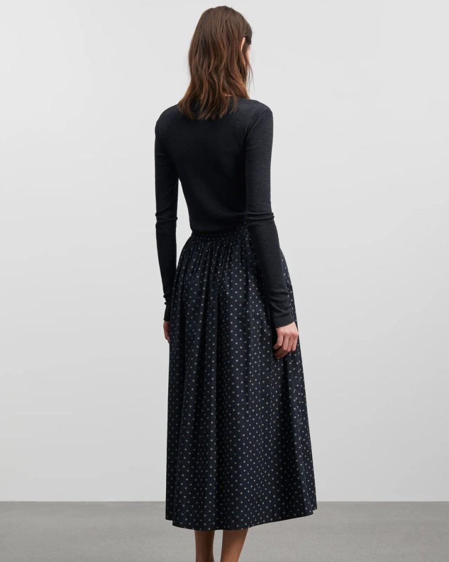 Kvinde Skall Studio Underdele | Dagny Skirt|Alistair Print/Midnight/Beige