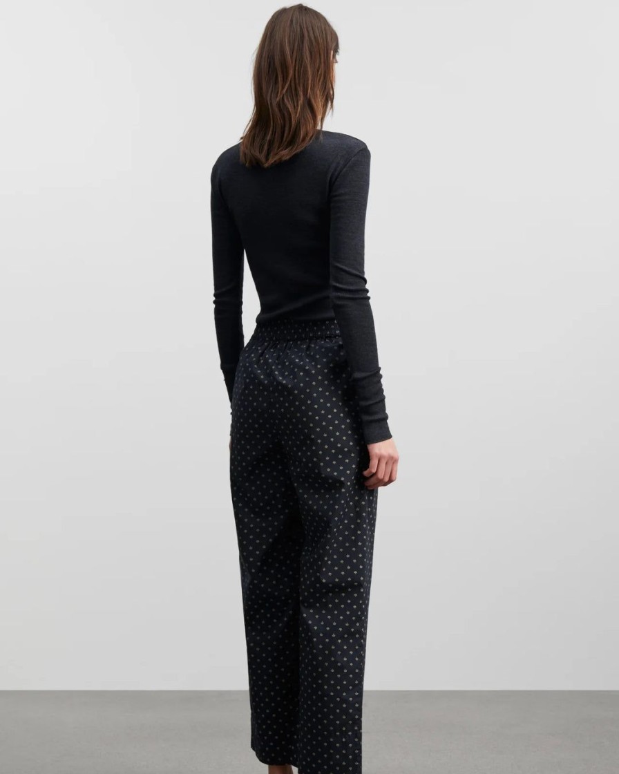 Kvinde Skall Studio Underdele | Jasmine Pants|Alistair Print/Midnight/Beige