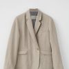 Kvinde AF Agger Overtoj | Linen Blazer | Nature