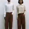 Kvinde Cordera Underdele | Corduroy Baggy Pants|Pardo