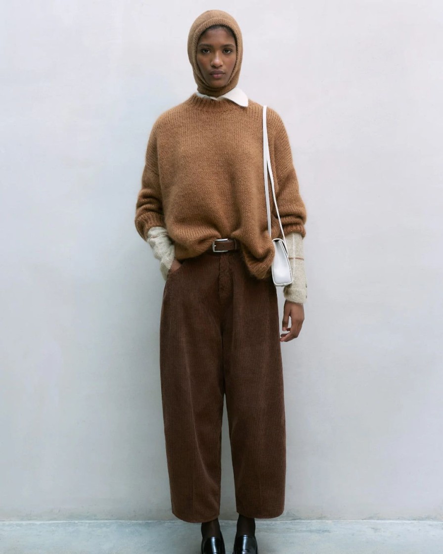 Kvinde Cordera Underdele | Corduroy Baggy Pants|Pardo