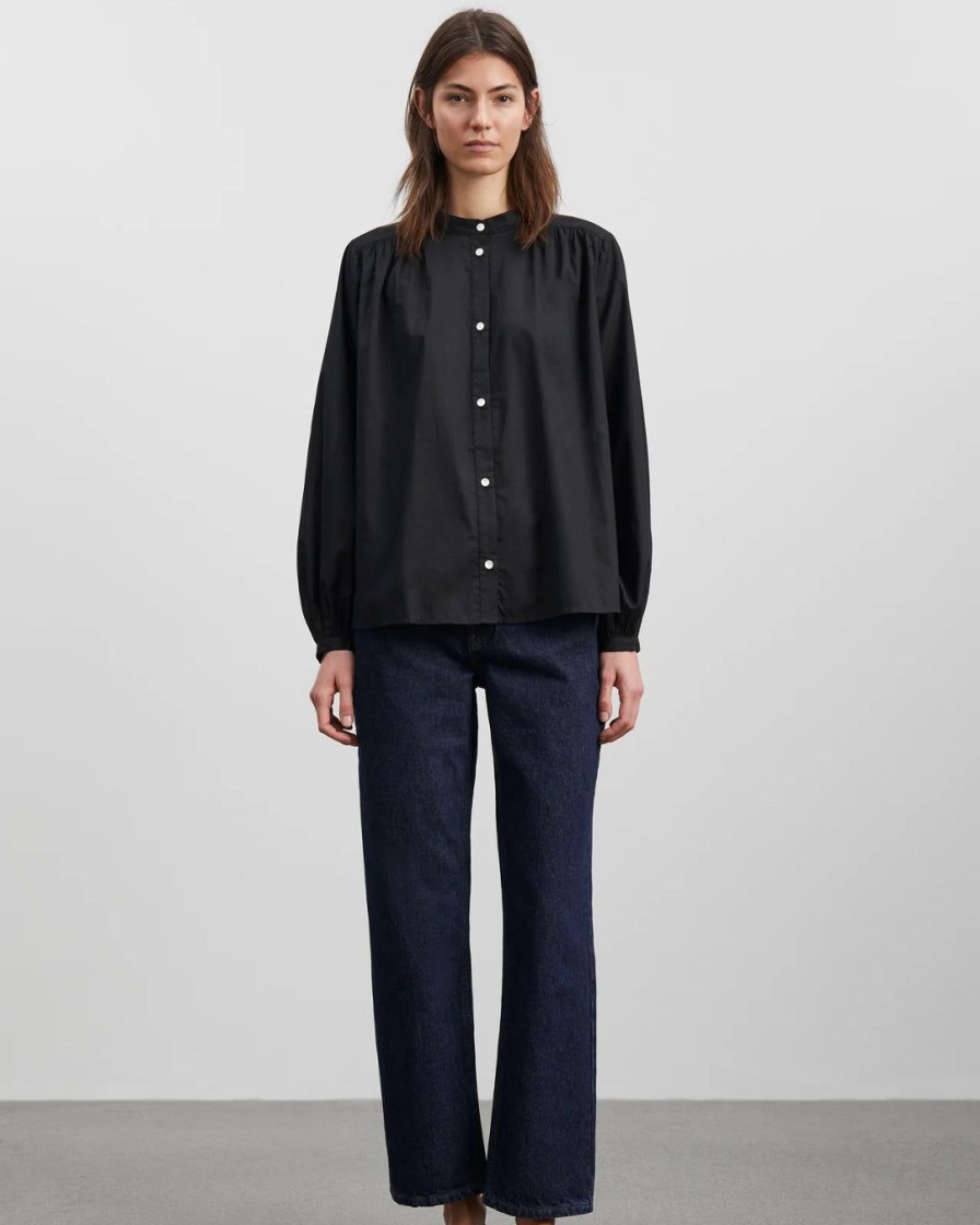 Kvinde Skall Studio Toppe | Rita Shirt|Black