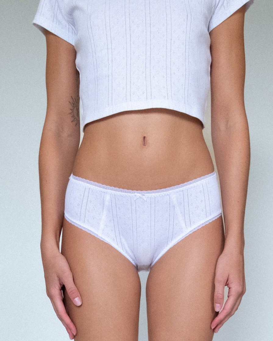 Kvinde Cou Cou Intimates Undertoj | The Cozy Brief|Hvid