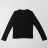 Kvinde Baserange Toppe | Long Sleeve Tee|Black