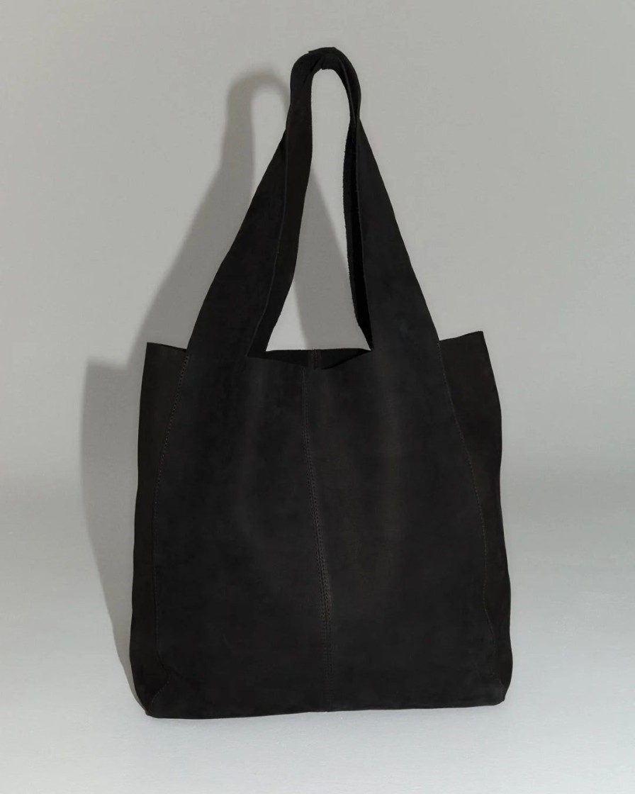 Tilbehor St. Agni | Suede Soft Tote|Black