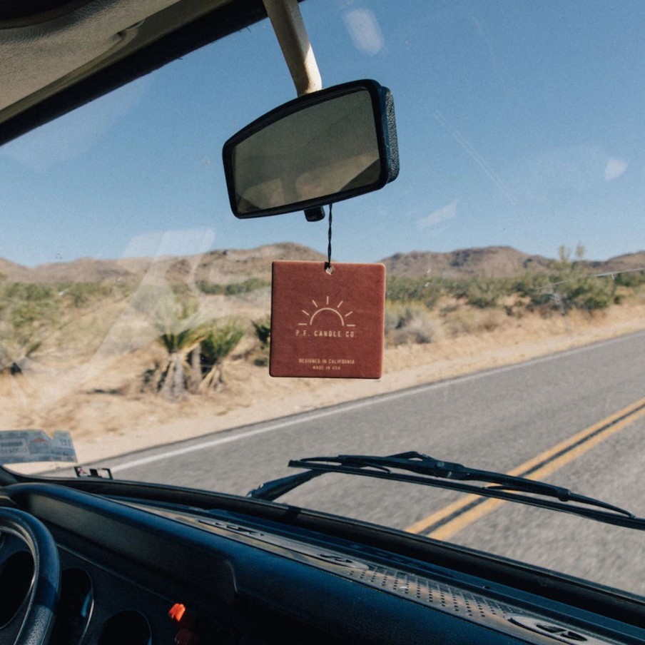 Interior P.F. Candle Co. | Car Fragrance|Teakwood & Tobacco