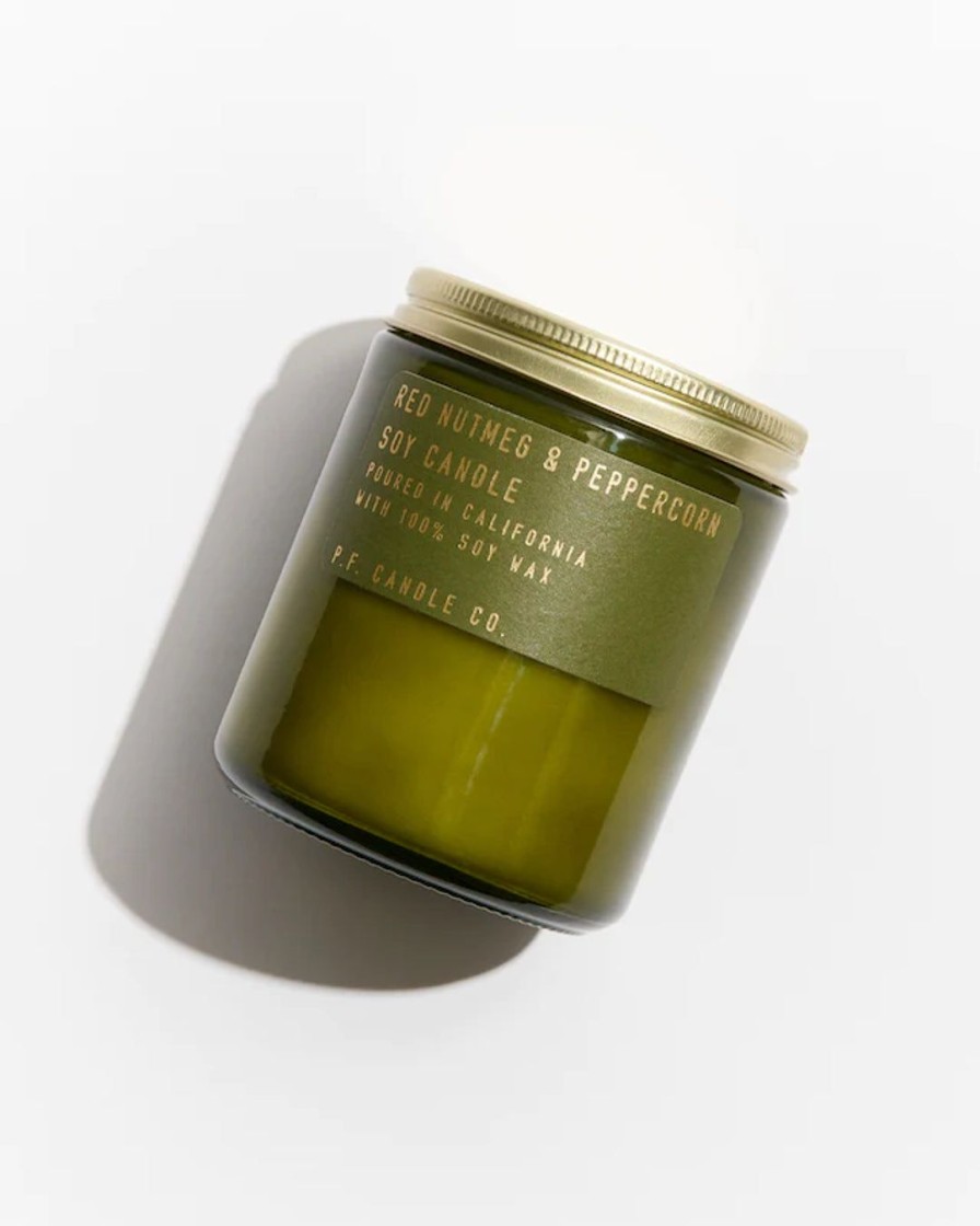 Interior P.F. Candle Co. | Soy Candle|Winter|Red Nutmeg Peppercorn